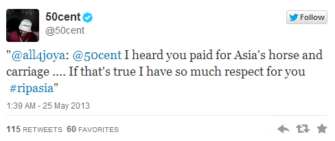 50 cent twitter