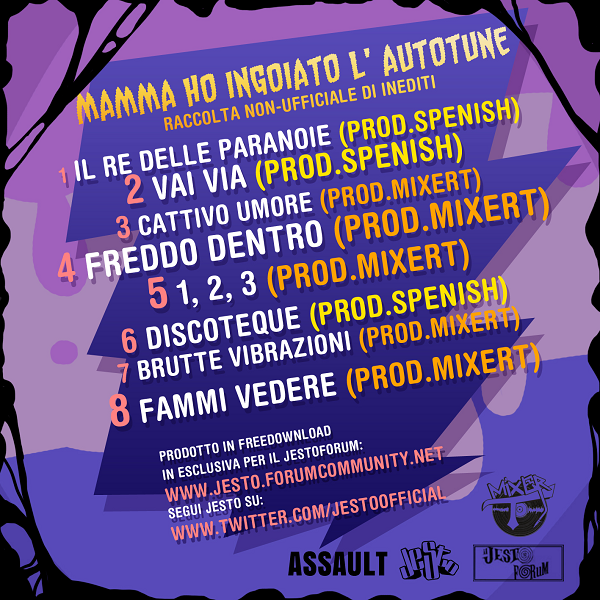 Jesto - Mamma Ho Ingoiato L'Autotune