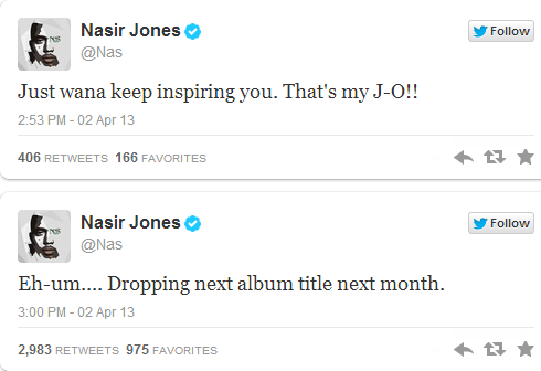 Nas twitter