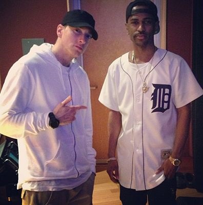 eminem big sean studio