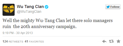 wu tang clan twitter